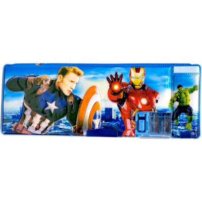 Пенал 3D AVANGERS / Месники СИНІЙ MIC С29737