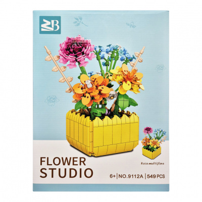 Дитячий конструктор "Квіти Rose multiflora" Flower Studio 9112A 549 деталей