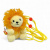 Мʼяка іграшка (тримач для телефону) Plush and Co, лев MIC PLC25005