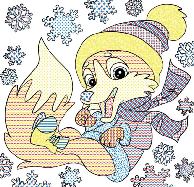 Водні розмальовки Пори року. Тварини (укр) Crystal Book F00026460