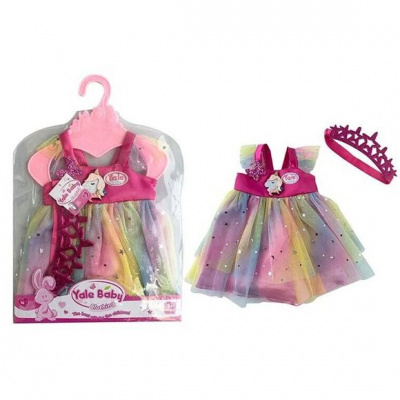 Одяг для пупсів і ляльок, в пакеті, Yala Baby - сукня з короною MIC BLC101H