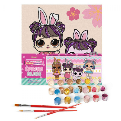 Картина по номерах L.O.L. Surprise! Chinese New Year Doll & Pet 40х40 см Ідейка KHO1105