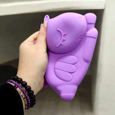 Сумочка силіконова Єдиноріг (16 см) бузковий MIC 812-13ЛК