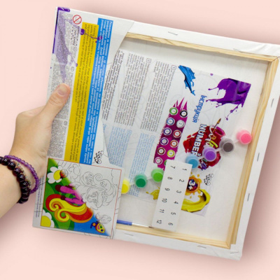 Картина по номерах дитяча Совина любов 31х31 см Dankotoys CBN-01-01,02,03,04...10