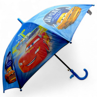Парасолька дитяча Тачки, блакитна (70 см, d=80 см), вид 2 MIC д019/0
