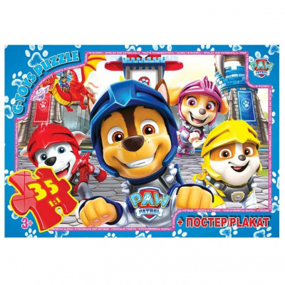 Пазли із серії Paw Patrol (Цуценячий патруль), 35 ел Gtoys PW08904