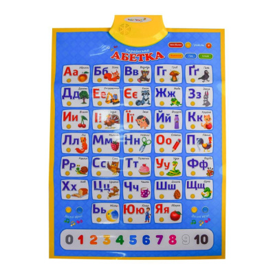 Інтерактивний плакат Абетка, укр Країна іграшок PL-719-57