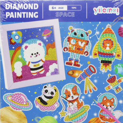 Алмазна мозаїка 3в1 Космічні пригоди yilemei C64274
