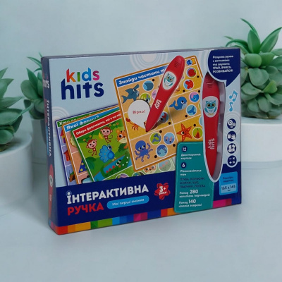 Навчальна іграшка Інтерактивна ручка: Перші знання (укр) Kids hits KH60/001