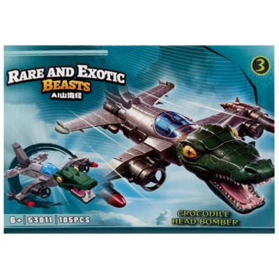Дитячий конструктор "Rare and exotic beasrs" 53011-3, 105 деталей