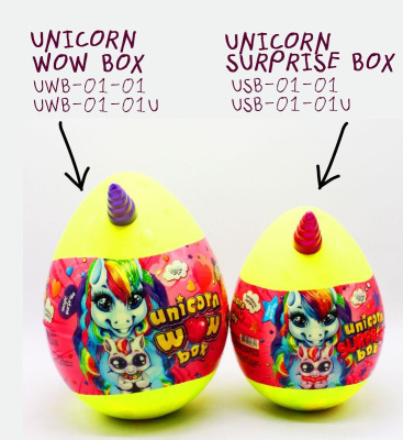 Іграшка-сюрприз Unicorn Surprise Box, укр (РОЖЕВИЙ) Dankotoys USB-01-01U
