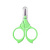 Ножиці дитячі з ковпачком, зелений Lindo ZP 002