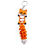 3D Брелоки FLEXI FOX LONG TAIL/ ЛИСИЧКА ХВОСТИК KEYCHAIN, 3D друк OYTOY 05071100