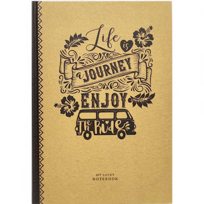 Блокнот крафт Enjoy Journey, 80 аркушів Fresh 18382-18389