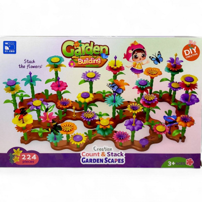 Конструктор Garden Building Квіти  224 деталі Ci Jing CJ-2024