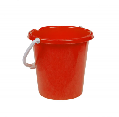 Відерце для піску, пластикове, з ручкою (червоне) Kinderway KW-01-109