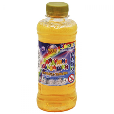 Запаска для мильних бульбашок Райдужні бульбашки, 300 мл Big Kids BIGZMP0301