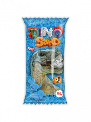 Набір для творчості "Кінетичний пісок "Dino Sand" DS-01-01, 150 г  Синій