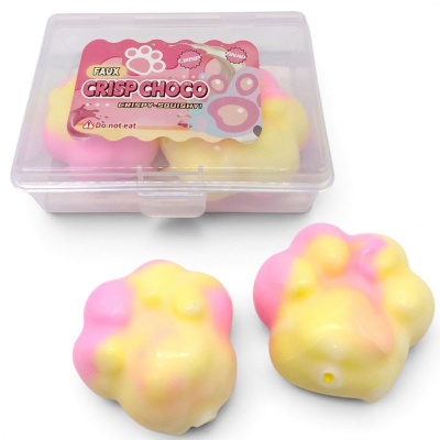 Іграшка-антистрес (сквіш) Crisp Choco squishy: Лапка MIC Crisp Choco lapa