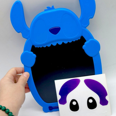 Планшет для малювання STITCH кольоровий, стилус, блокування екрана, стирання, в коробці (СИНІЙ) MIC С76254