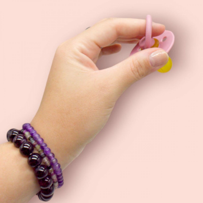 Набір латексних пустушок (6 міс+) сіра+ Mega Zayka №0518