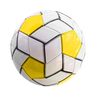 Мʼяч футбольний дитячий, розмір 5, біло-жовтий MIC BT-FB-0333