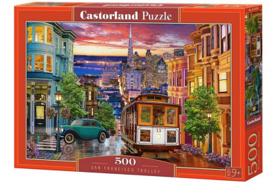 Пазли Трамвай San Francisco, 500 елементів Castorland B-53391