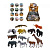 Тварини дикі (МІКС) ціна за 1 шт. Jisam toys JS20-2