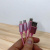 Кабель тканинний 3 в 1, MicroUSB, Type-C та Lightning (рожевий) MIC MBS142