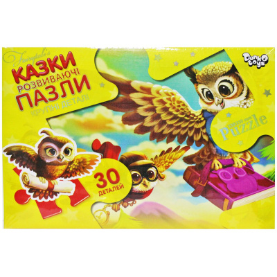 Пазли Сови поштарі (30 елементів) Danko toys Mx30-07-01,02,03,04...16