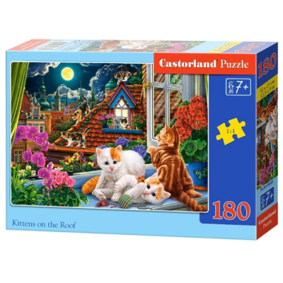 Пазли Чарівні кошенята, 180 елементів Castorland B-018499