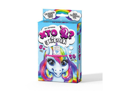 Настільна гра-вікторина Хто Я? Unicorn, укр Dankotoys HIM-05-01U