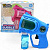 Пістолет з мильними бульбашками блакитний (на батарейках) MIC КВ1386-Blue