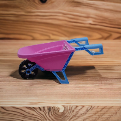 Дитяча тачка, пластикова, 58 см (рожева) Maximus 5513