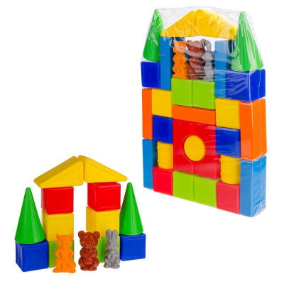 Конструктор Теремок, 32 деталі Colorplast 1-065