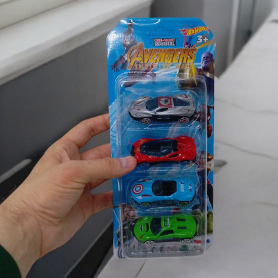 Набір металевих машинок Avengers MIC 5686-4A