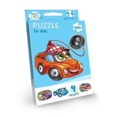 Дитячі пазли Машинка Dankotoys PFK-05,06,07,08,09...12