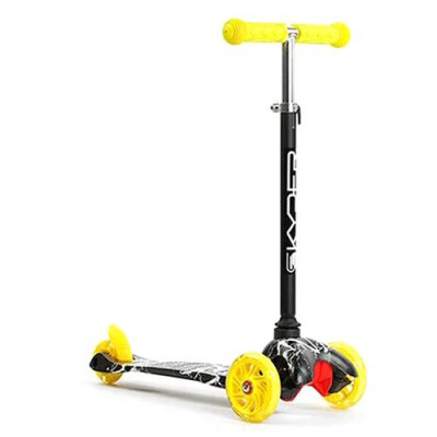 Самокат триколісний Skyper, дитячий, жовтий MIC 112-70899