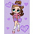 Картина за номерами L.O.L. Surprise! Tweens. Fancy Gurl 30х40 см Ідейка KHO6284