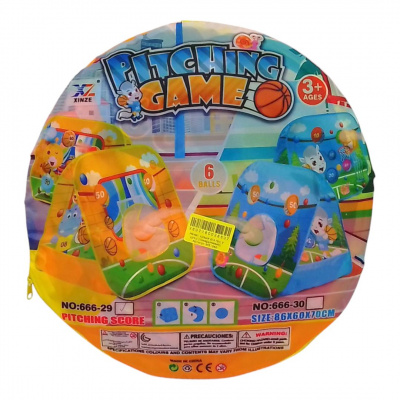 Намет-мішень, кульки для гри,  86 х 60 х 70 см, у сумці (синій) XINZE MR1262