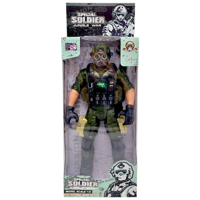 Ігрова фігурка Солдат. JUNGLE WAR, 31 см, ЗЕЛЕНИЙ (ВИД 4) RS 89101F3