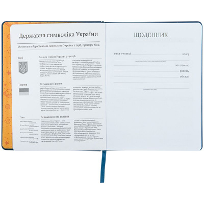 Щоденник шкільний, тверда обкл. PU, Space skate Kite K22-264-2