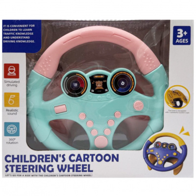 Дитячий ігровий Автотренажер ME-166(Turquoise) звуки машини