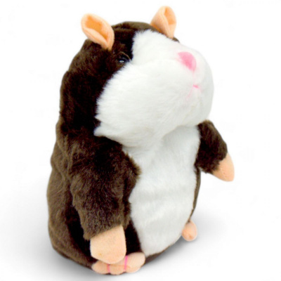 Интерактивная игрушка Хомяк-повторюшка, темно-коричневый MIC KA-23-158