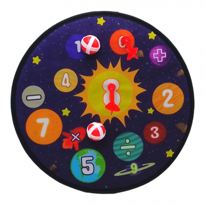Дартс на липучках, мʼякий Космос, 35 см RUITAI TOYS A062