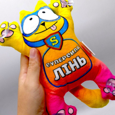 Іграшка м’яконабивна «Кіт Суперкіт на липучках» 21 см Сувенир-Декор Kit-SK