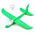 Пінопластовий планер-літачок, 48 см, зі світлом, зелений MIC HM-2022