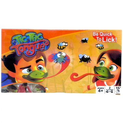 Настільна гра Tic Tac Tongue, (висувні язички, карти із завданнями) MIC Tic Tаc