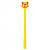 Ручка дитяча з іграшкою "Тигр" C0117-V(Yellow) гелева, синя