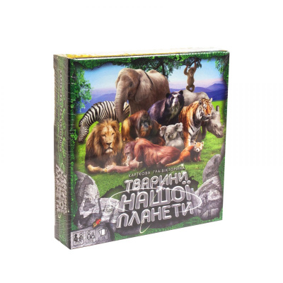 Карткова гра-вікторина Тварини нашої планети (укр) Dankotoys G-JNP-01U